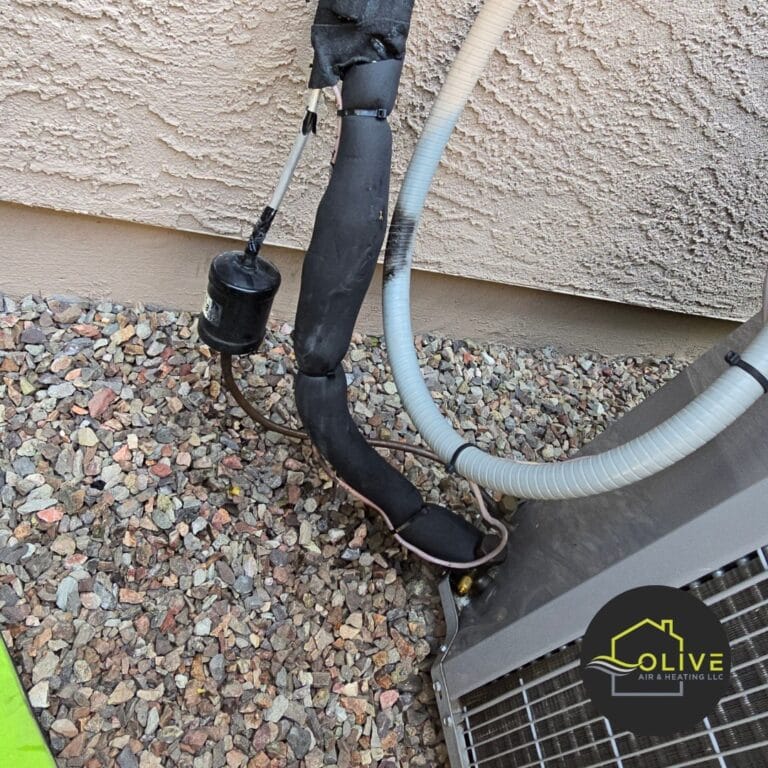 AC Repair Leak fixed by Olive Air and Heating technicians.