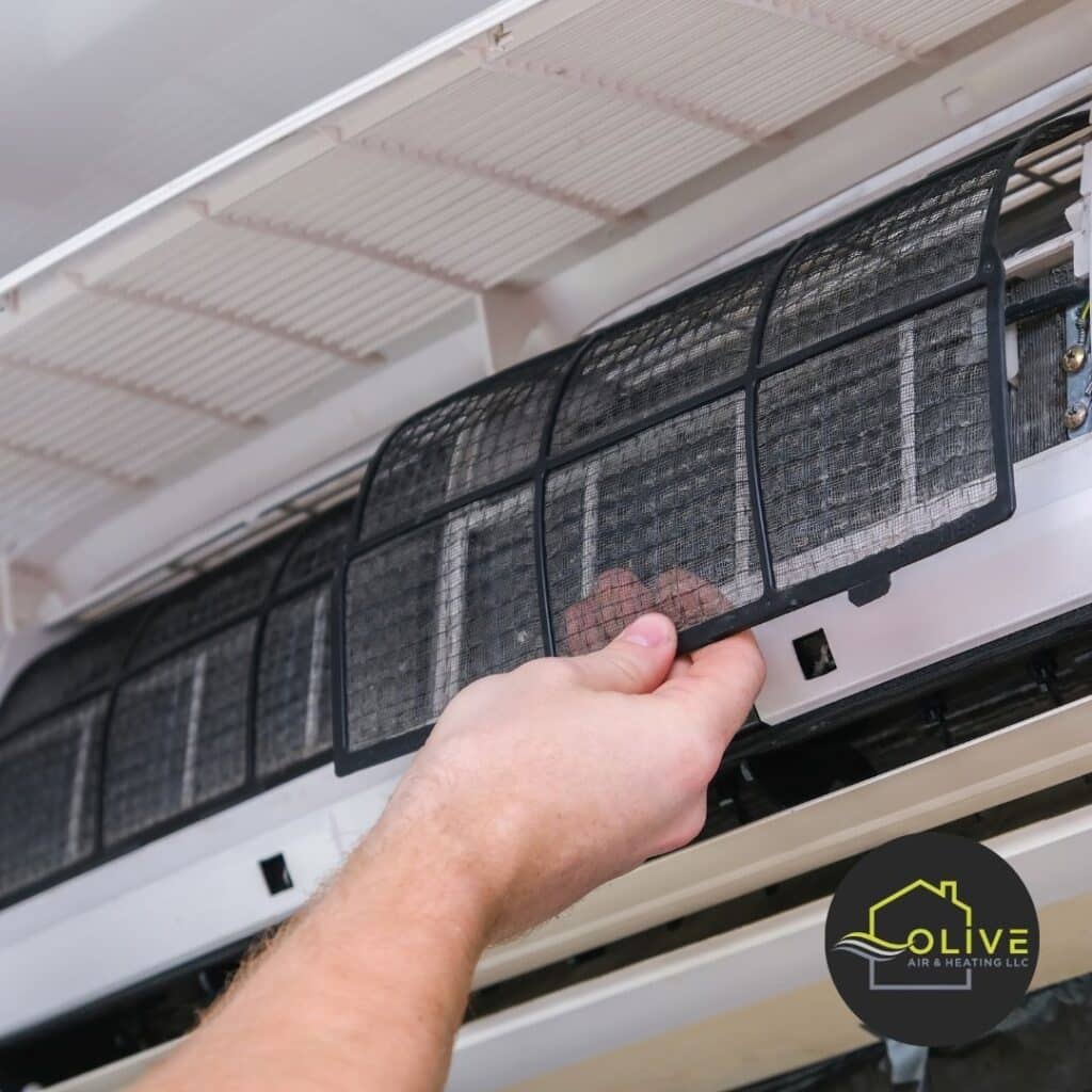 AC Installation Gilbert: Technician discussing upgrade options with homeowners