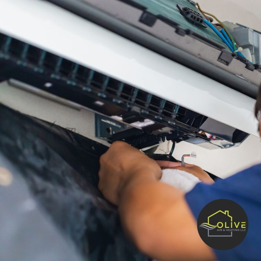 Expert diagnosing AC Repair Gilbert AZ issues caused by improper repairs