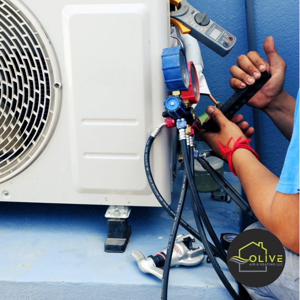 Homeowner reviewing AC Repair services in Gilbert