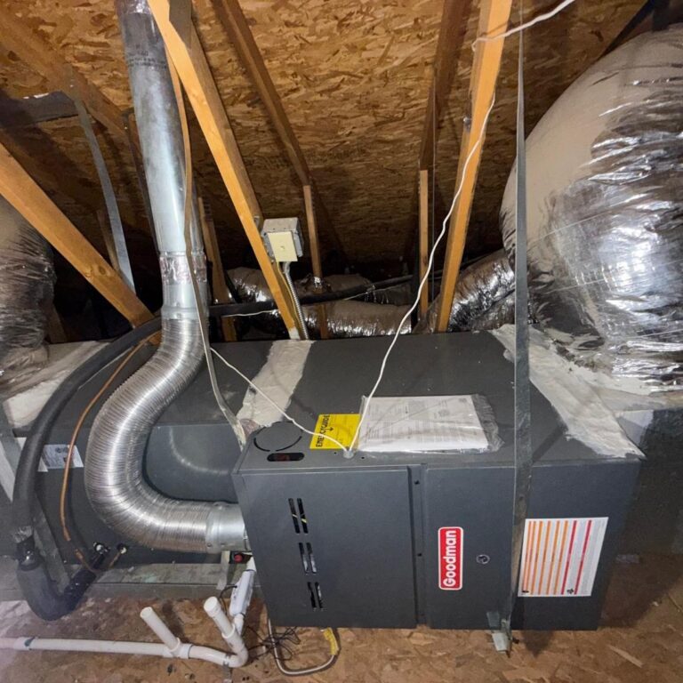 Close-up of a Furnace Interior Showing Potential DIY Repair Points. Heating Repair