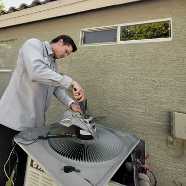 Central air conditioning repair services in Gilbert, AZ.